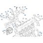 Harness Bracket Assembly for Kubota V2607-CR-T-E5 Engine