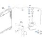Reserve Tank Assembly for Kubota V2607-CR-T-E5 Engine