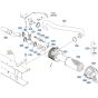 Air Cleaner Assembly for Kubota V2607-CR-T-E5 Engine