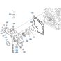 Front Cover Assembly for Kubota V2607-CR-T-E5 Engine