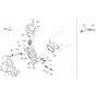 Water Flange Assembly for Kubota V3600-T-E3CB Engine