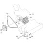Pulley Assembly for Kubota V3800DI-T-E2B Engine