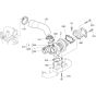 Turbocharger Assembly for Kubota V3800DI-T-E2B Engine