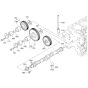 Camshaft Assembly for Kubota V3800DI-T-E2B Engine