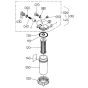 Fuel Filter Assembly for Kubota D600-BBS Engine