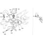 Water Flange Assembly for Kubota D600-BBS Engine