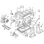 Crankcase Assembly for Kubota D750-BC Engine