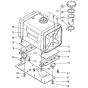 Fuel Tank Assembly for Kubota D750-BC Engine