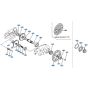 Drive Gear Assembly for Kubota KH35