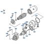 Starter Assembly for Kubota KH35