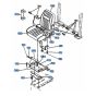 Kubota KH36 Seat Assembly