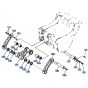 Bucket Link Assembly for Kubota KH61 Mini Excavator