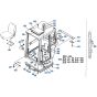 Cabin Assembly for Kubota KH61 Mini Excavator