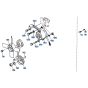 Dynamo Assembly for Kubota KH61 Mini Excavator