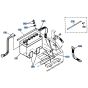 Battery Assembly for Kubota KH61 Mini Excavator