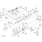 Blade Cylinder (Angle) Assembly for Kubota KX040-5 Mini Excavator