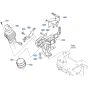 Control Lever (R/H) Assembly for Kubota KX040-5 Mini Excavator