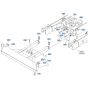 Blade Assembly for Kubota KX040-5 Mini Excavator