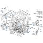 Decals -1 for Kubota KX040-5 Mini Excavator