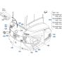 Decals -2 for Kubota KX040-5 Mini Excavator
