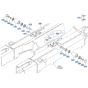 Carrier Roller Assembly for Kubota KX040-5 Mini Excavator