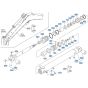 Arm Cylinder Assembly for Kubota KX040-5 Mini Excavator