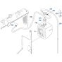 Reserve Tank Assembly for Kubota KX080-3 Mini Excavator