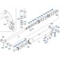 Boom Cylinder Assembly for Kubota KX080-3 Mini Excavator