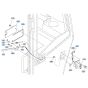 Door Assembly for Kubota KX080-3 Mini Excavator