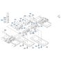 Crawler (Iron) Assembly for Kubota KX080-3 Mini Excavator