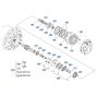 Drive Motor Assembly -2 for Kubota KX080-3 Mini Excavator