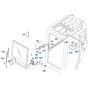 Wiper Assembly for Kubota KX121-3 Mini Excavator