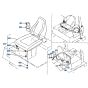 Seat Assembly for Kubota R410 Loader