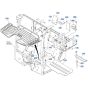Step Assembly for Kubota R540 Loader