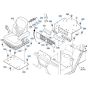 Seat Assembly for Kubota R540 Loader