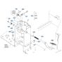 Brake Pedal Assembly for Kubota R540 Loader