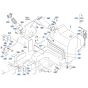 Fuel Tank Assembly for Kubota R540 Loader