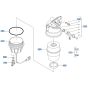 Separator Filter Assembly for Kubota R540 Loader