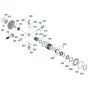Rear Axle (Differential) Assembly for Kubota R540 Loader
