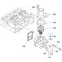 Water Flange Assembly for Kubota V3307-CR-T-E5 Engine