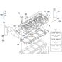 Cylinder Head Assembly for Kubota V3307-CR-T-E5 Engine