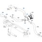 Air Cleaner Assembly for Kubota V3307-CR-T-E5 Engine