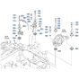 Engine Bracket Assembly for Kubota V3307-CR-T-E5 Engine