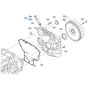 Flywheel Assembly for Kubota V3307-CR-T-E5 Engine