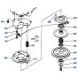 Blade Brake Clutch Assembly for Kubota W5021-SCC Mower