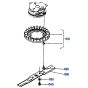 Blade Assembly for Kubota W5021-SCC Mower
