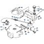 Fuel Tank Assembly for Kubota W5021-SCE Mower
