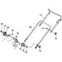 Handle Assembly for Kubota W5021-SCE Mower