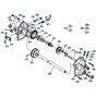 Transmission Assembly for Kubota W5021-SCE Mower