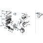 Air Cleaner Assembly for Kubota W5021-SCE Mower